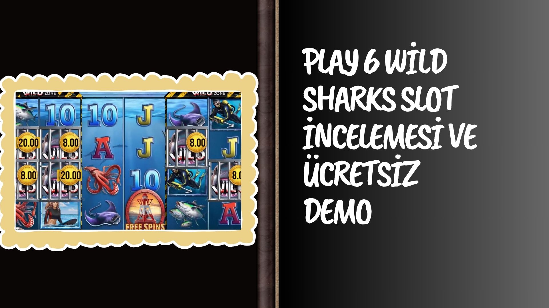 Play 6 Wild Sharks Slot incelemesi